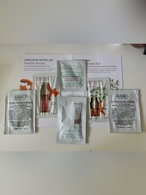 3/$15 Skincare Sample Set (Clarins, Farmacy, Kiehl’s, & MoroccanOil)